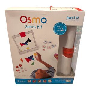Osmo Genius Kit Set for iPad Tablet Base & 5 Hands-on Games App Ages 5-12 New